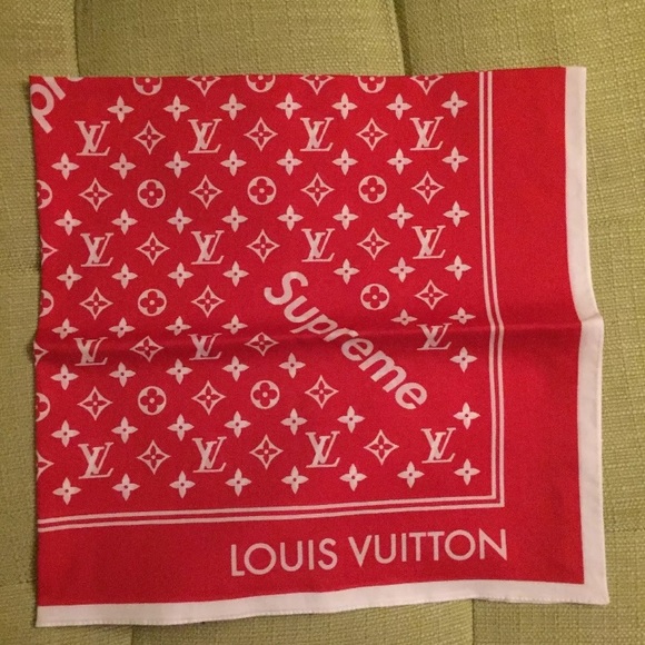 supreme x louis vuitton bandana